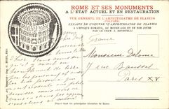 CPA Anfiteatro Flavio Restauro Colosseo