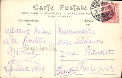 VINTAGE POSTCARD Schlucht Road of Munster the Rock of the Camel