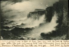 VINTAGE POSTCARD Cliffs At Margate