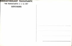 MODERN CARD Barranduna Boat Gothenburg Steamer