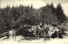 CPA Environs De Blida L'Arrivee a la Glaciere