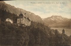 VINTAGE POSTCARD Chamby the Hotel of Narcisses and Teeth of the South