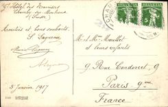 VINTAGE POSTCARD Chamby the Hotel of Narcisses and Teeth of the South