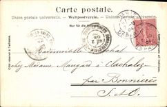 VINTAGE POSTCARD Brunnen Hotel Drossel Und Eden MIT den Mythen