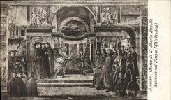 CPA Firenze Chiesa di s Maria Novella Zaccaria nel Tempio 