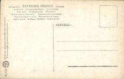 La POSTAL Firenze Museo Nazionale de la VENDIMIA dedica el morente Michemangelo