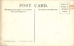 VINTAGE POSTCARD Romney The Parson' S Daughter London National Gallery