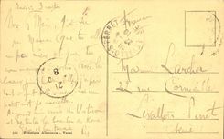 Papa del vaticani del gardini de Roma Pedro Pio Passeggio NEI de la POSTAL de la VENDIMIA