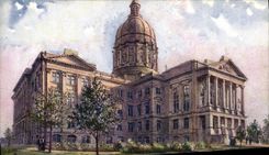 VINTAGE POSTCARD The Capitol Atlanta