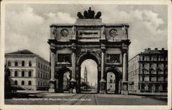 CPA Munchen Siegestor Haus Des Deutschen Rechts