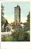 VINTAGE POSTCARD Rothenburg Burgtor