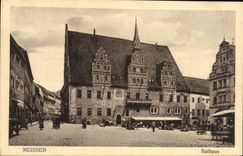 VINTAGE POSTCARD Meissen Rathaus