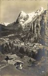 VINTAGE POSTCARD Murren Wetterhorn Eiger U Monch