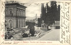POSTAL Firenze Palazzo Vecchio Dal Giardino Boboli de la VENDIMIA