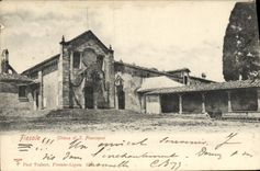 VINTAGE POSTCARD Fiesole Chiesa Francesco