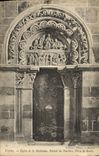 CPA Vezelay Eglise De La Madeleine Portail Du Nartbex Porte De Droite