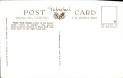 CPA Hyde Park Corner London