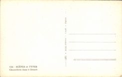 VINTAGE POSTCARD Scenes And Standard Camel drivers In Serves Camels