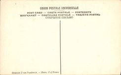 Poli francés de Chantilly del museo de Enrique II de la escuela de la POSTAL de la VENDIMIA