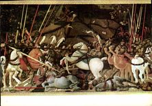 MODERN CARD Firenze Galleria Uffizi Paolo Uccello