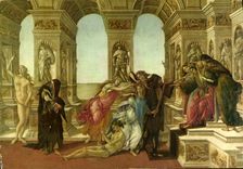 MODERN CARD Firenze Galleria Uffizi Botticelli Calunnia