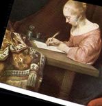 MODERN CARD Gerald For the third time Borch De Briefschrijfster