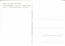 MODERN CARD Gerald For the third time Borch De Briefschrijfster