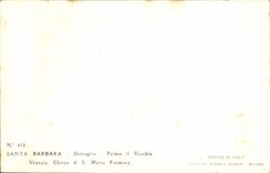 VINTAGE POSTCARD Santa Barbara Palma Venezia