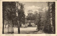VINTAGE POSTCARD Kaiserslautern Waldeingang