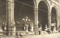 CPA Firenze Loggia Dei Lanzi Lion