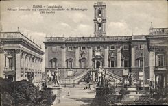 POSTAL Roma Campidoglio Palazza Senatoria de la VENDIMIA