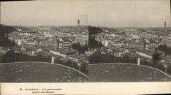 Opinión panorámica de Florencia de la POSTAL de la VENDIMIA tomada De San Miniato