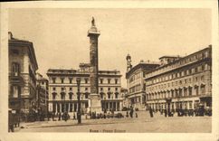 POSTAL Roma Plazza Colonna de la VENDIMIA