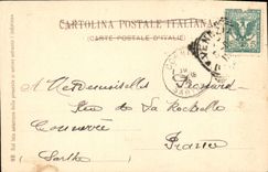 VINTAGE POSTCARD Venezia Canal Large Alberghi boats