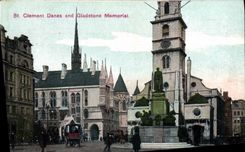 CPA St Clement Danes And Gladstone Memorial