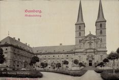 VINTAGE POSTCARD Bamberg Michaelsberg