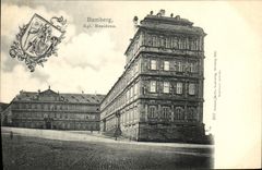 VINTAGE POSTCARD Bamberg Kgl Residenz
