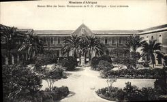 VINTAGE POSTCARD Missions Of Africa Head office Of the Sisters Missionaries Of NR D Of Africa Interior Court