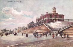 CPA Ostende chalet Du Roi