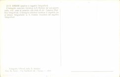 MODERN CARD Santa Sindone