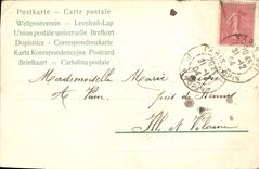 CPA Bonne Et Heureuse Annee Fleurs