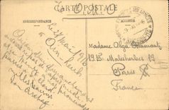 POSTAL Marruecos pintoresco Fes de la VENDIMIA el lecho de un río seco de Fes