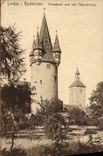 VINTAGE POSTCARD Lindau I Bodensee Diebsturm Und Alte Peterskirche