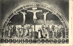CPA Firenze Musee Di S Marco Crocefissione