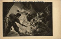 VINTAGE POSTCARD Rembrandt DER Triumph Der Dalila