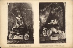 VINTAGE POSTCARD Tomb Of the Queen Tomb Of Stanislas