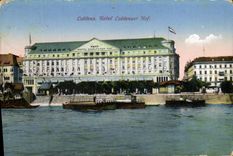 VINTAGE POSTCARD Coblenz Hotel Coblenzer Hof