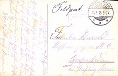 VINTAGE POSTCARD Coblenz Schiffbrucke