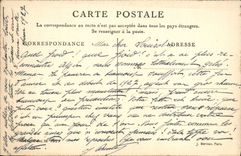 VINTAGE POSTCARD Algerie Mosque has Biskra