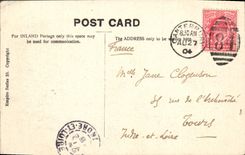 POSTAL Albert real Pasillo Londres de la VENDIMIA